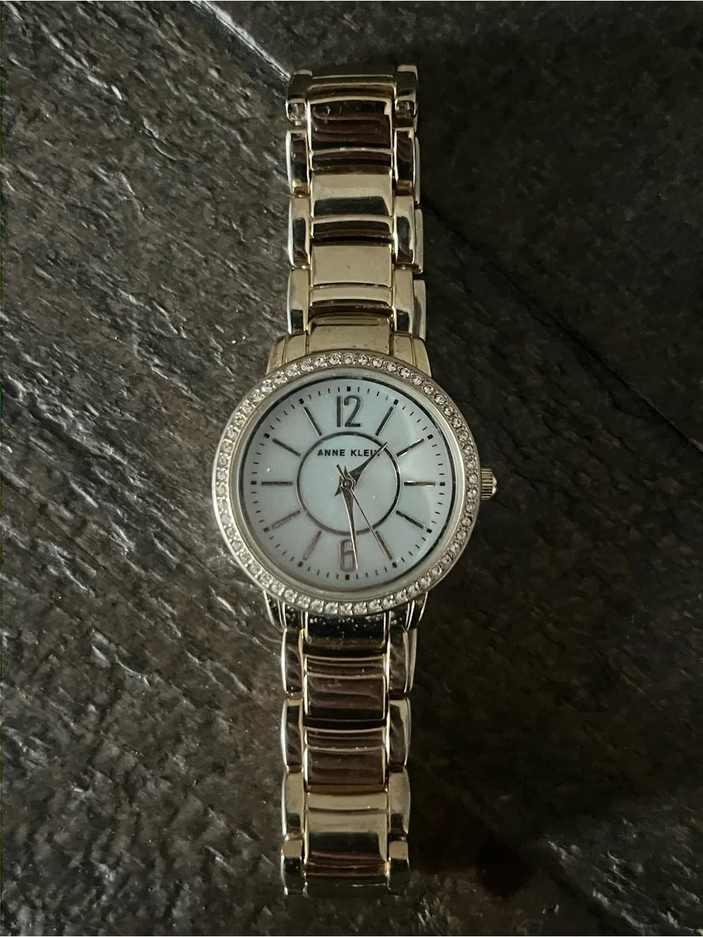 Anne Klein Gold-Tone Crystal Accent Women's Watch - Gold